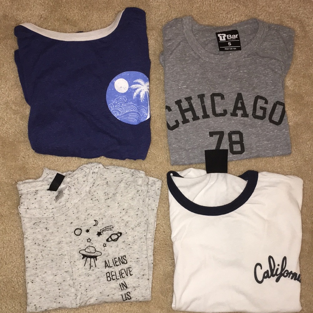 Cropped Shirts (Buy 1 for $12)